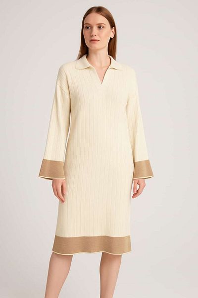 Zeyoo Collection Spanish Sleeve Dress with Detail