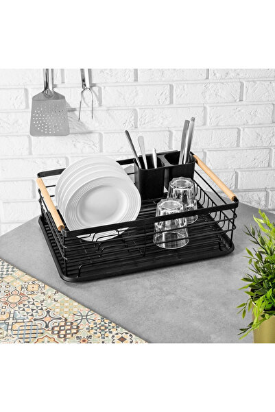 shumee Black dish drainer 43x32x14.5 cm