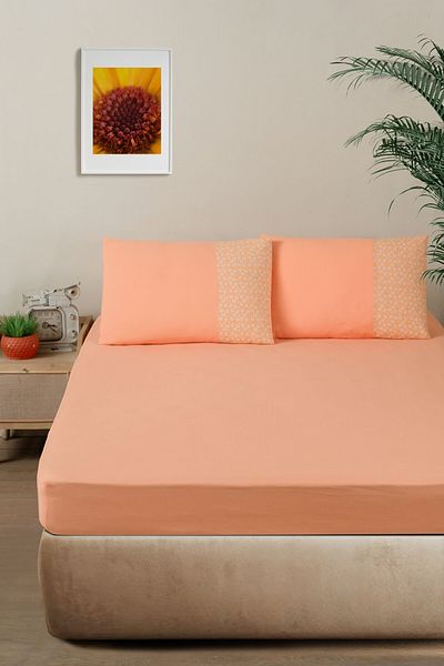 VENICA MASCUSE Double Fitted Sheet Set Ranforce