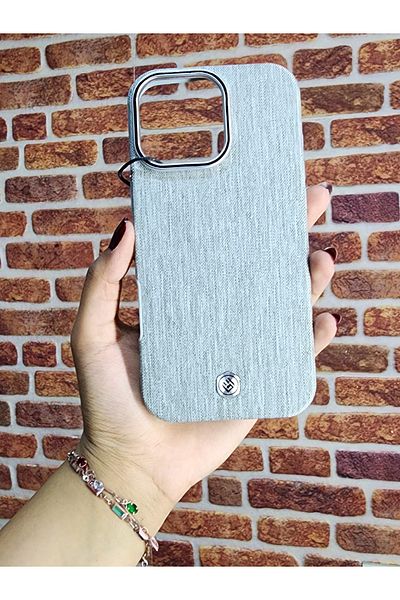 AİRB Jean Denim Case with Magsafe for iPhone 16 Promax