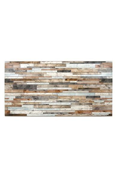 Mercaton Decorative panel, PVC, 3D stone pattern, brown and black shades, 96×48.5cm