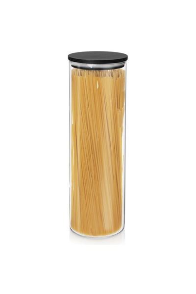 shumee Glass container for bulk products with lid and seal 1.5 l