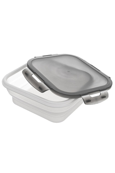 shumee KEMP 1L Collapsible Silicone Food Container with Lid and Seal