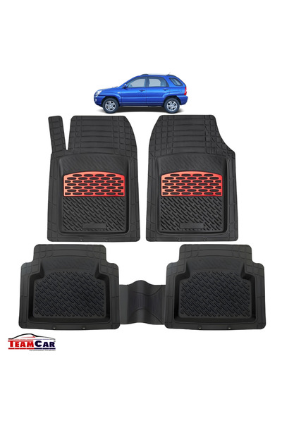 TEAMCAR Covorașe auto TeamCar pentru Hyundai Tucson I (2004-2009) - cauciuc T...