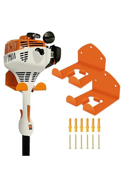 Generic Tazweeq 2 PCS Garage Organizer Trimmer Rack Heavy Duty Weed Eater Hanger Weeding Mashine Hanger Gar