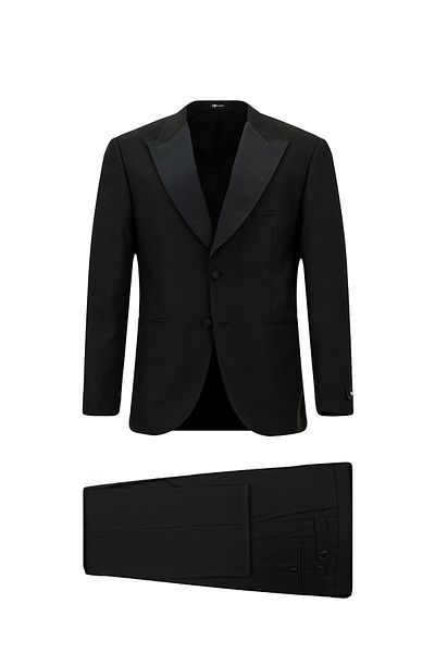 Kiğılı Relax Fit Relaxed Cut Pointed Collar Tuxedo & Groom Suit