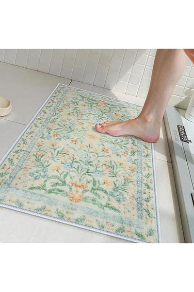 Generic Bathroom Mat 19.7x31.5 Inch, Non Slip Extra Soft Absorbent Washable Bathroom Rugs, Mid Century Mode