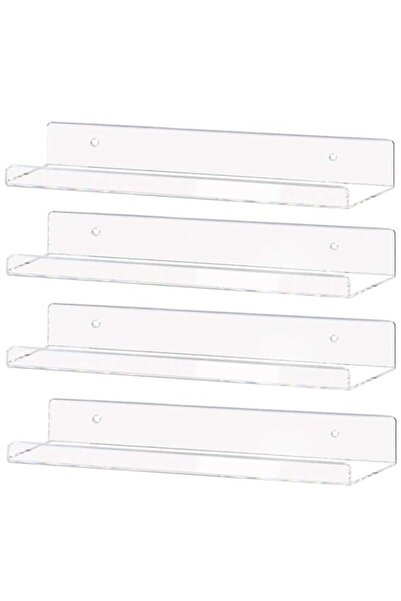 Generic Weiai Clear Acrylic Shelf 15" Invisible Floating Wall Ledge Bookshelf...