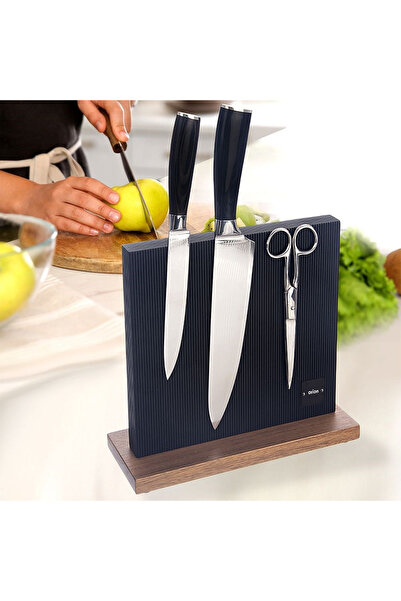 shumee Double-sided magnetic knife holder BLACK 24x24 cm