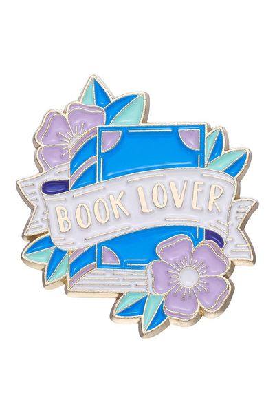 Choice Style 26 Creative Book Collection Enamel Pins Coffee Lazy Cat Bookworm Nerd Magic Book Brooches Lape