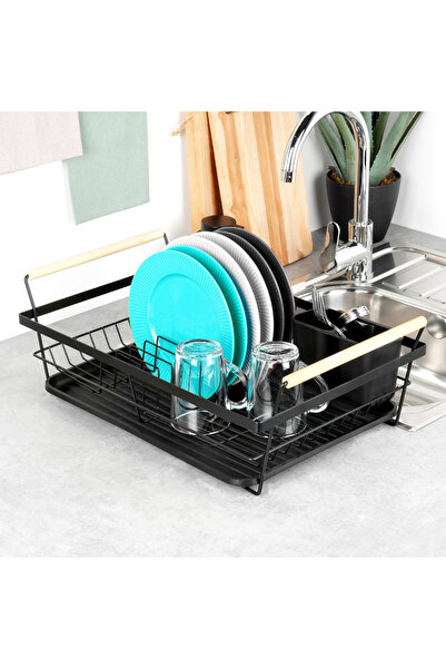 shumee Black dish drainer 50.5x33x18 cm