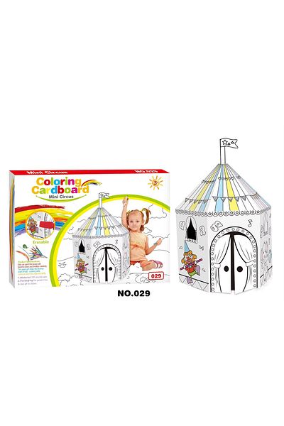 Toybox DIY Doodle Art Mini Circus Paper Craft Doodle Art and Craft Kit