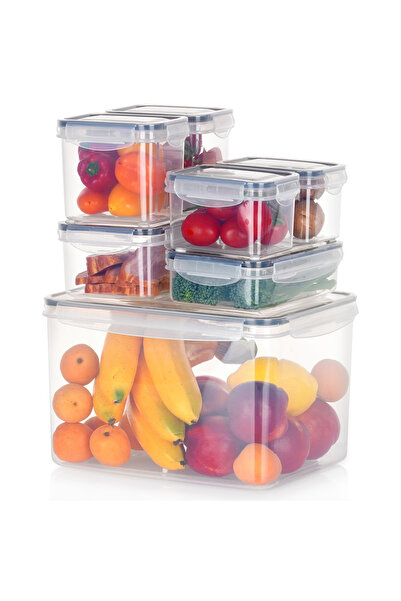 shumee Food containers with lid and seal, 7 pcs.