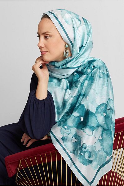 Alvina Patterned Voile Shal 8573