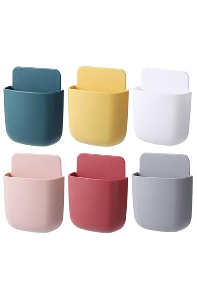 Generic nalaina 6 Pack Remote Control Holders, Tablet Charging Station with A...