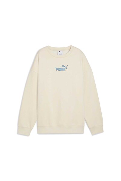 Puma ESSENTIALS Nature 2.0 Kadın Geniş Kesim SWEATSHIRT