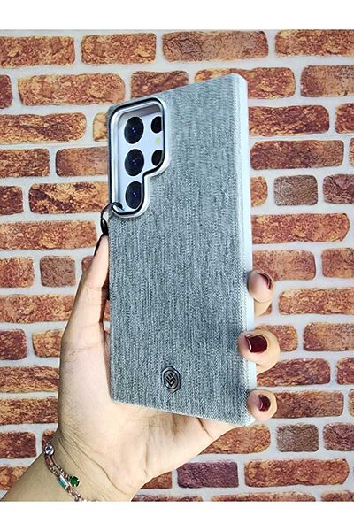 AİRB Jean Jeans Case with Magsafe for Samsung S24 Ultra