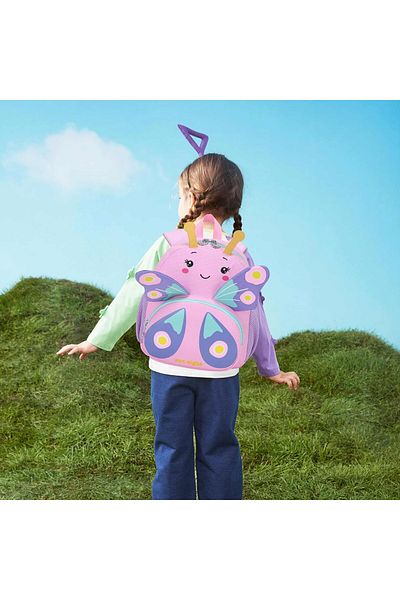 SUN EIGHT Preschool Backpack Cute Butterfly Schoolbag for Baby Girl and Boy 1-5 Years, SE2806