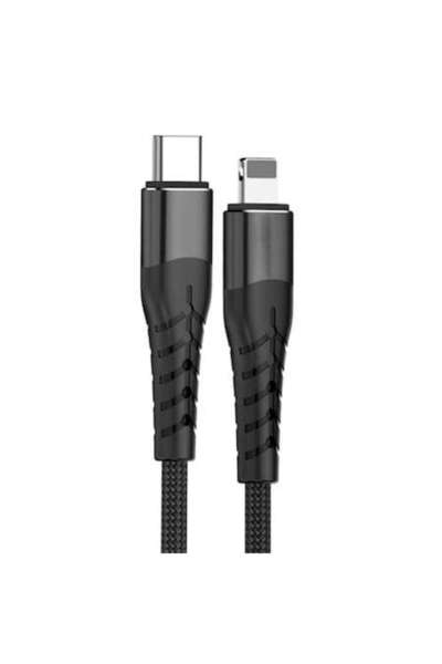 Gear Cablu Data Power Type-C la Lightning, 18W, Power, 1.2m, Deep Dark
