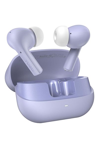 Smart Vibe TOZO® AgileNova - Casti Wireless ANC, Bluetooth 5.3, Autonomie 23h, Microfon, Auto Connect, Purple