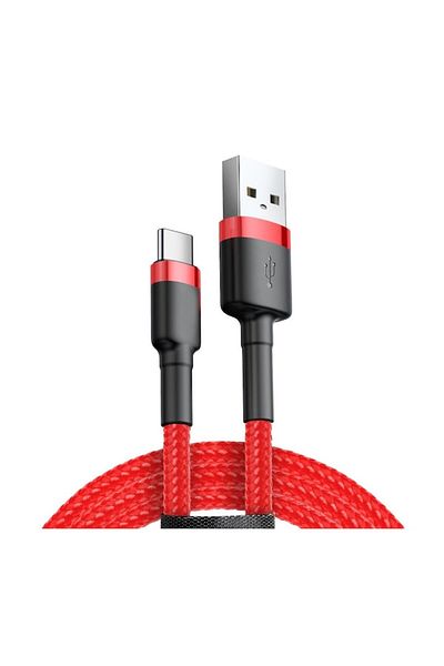 Gear Cablu de alimentare USB Type-C, compatibil, 3A, 0.5m, M34, Alumix, Noble Red
