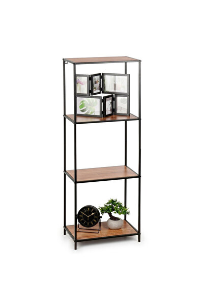 shumee Raft metalic negru 46x30x130 cm