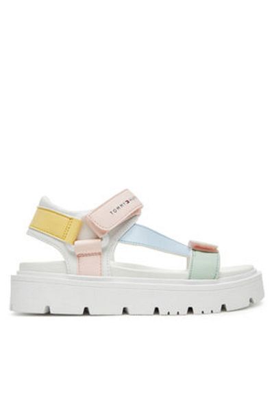 Tommy Hilfiger Sandale pentru fete T3A2-33786-0326Y913 multicolore