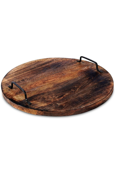 shumee Wooden serving tray with handles 39 cm