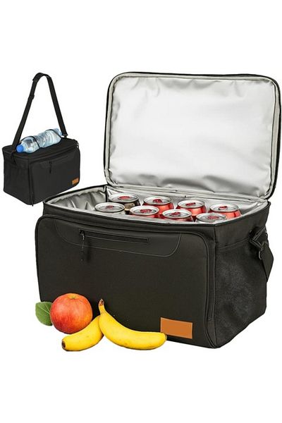 zola Zola picnic cooler bag, 30 L, pockets, waterproof, 46 × 27 × 30 cm, black
