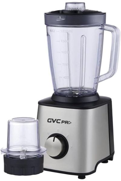 GVC PRO GVC Pro 2-in-1 Blender with Grinder GVCBL-570, Black