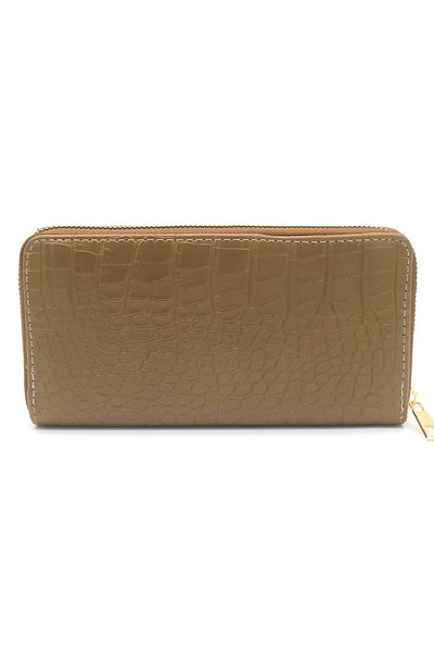 OEM Women's wallet, elegant, eco-leather with snakeskin pattern, modern style