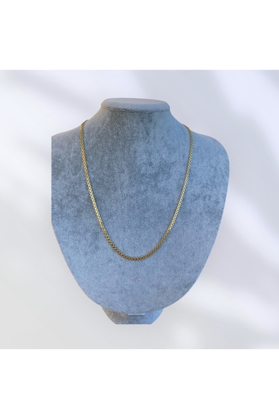 VEGALUXE قلادة فولاذية كلاسيكية أنيقة لا تسبب التسويد.