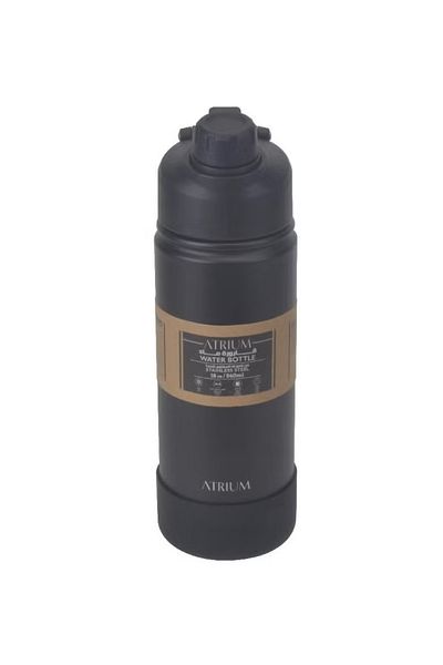 Atrium 540ml Stainless Steel Vacuum Sports Bottle with 2-in-1 Lid for Hot & Cold Drinks