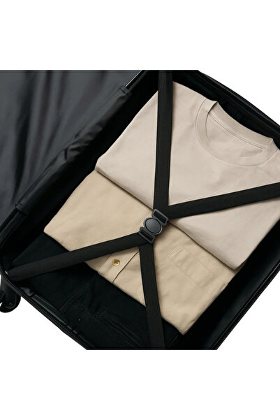 zola Set of 3 travel suitcases, 39/70/99 l, with lock, 360° wheels, telescopic and fixed handle, ABS, navy blue