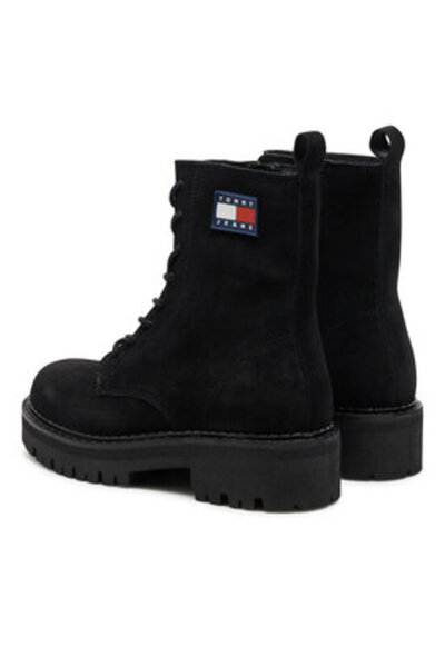 Tommy Jeans Ghete de damă până la gleznă EN0EN02630 Negre