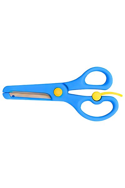 Neon Plastic Protected Blunt Tip Spring Children's School Scissors Set of 10