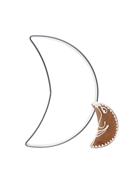 shumee Formă de biscuiți din oțel în formă de lună de 6 cm