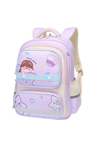 SUN EIGHT 16.5-inches Premium Kids Backpack Light Weight School Daypack for Girls, SE22142