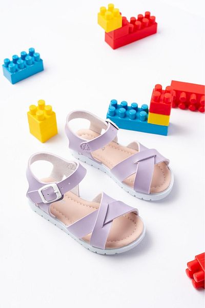 Skygo Alvin Lilac Skin Belted Sandals