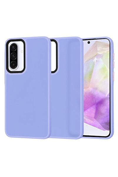 Gear Carcasă de înaltă protecție pentru Samsung Galaxy A36 5G, plastic dur, violet deschis, culoarea fructelor de pădure