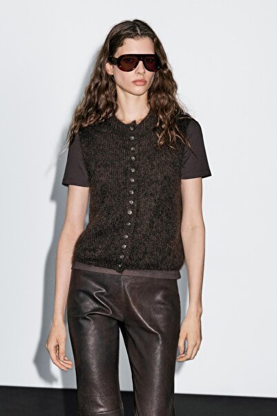 Massimo Dutti Alpaka karışımlı triko süveter