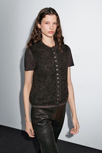 Massimo Dutti Alpaka karışımlı triko süveter