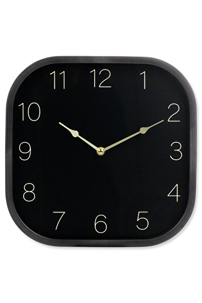 shumee 30cm Black Gold Wall Clock