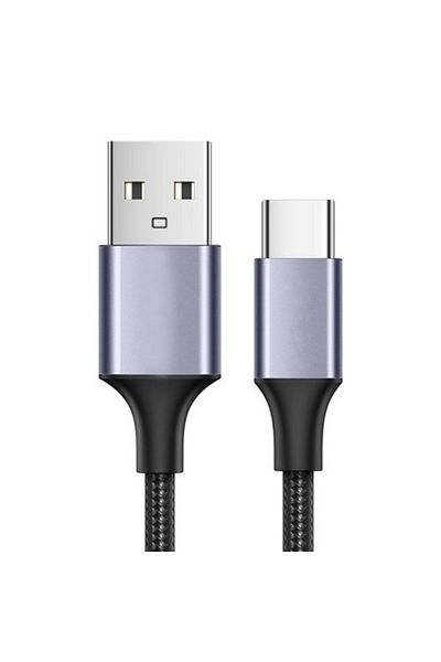 Gear Cablu de alimentare de date USB la Type-C 3A, alimentare, 1.5m, K13, Alumix, Deep Dark