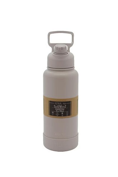 Atrium 950ml Stainless Steel Vacuum Water Bottle with 2-in-1 Lid for Hot & Cold Drinks