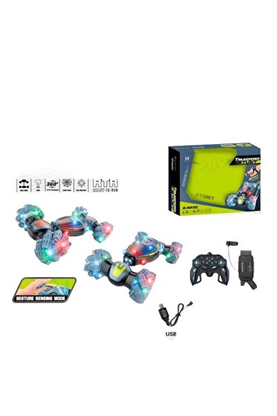 Generic 2.4Ghz Double-Sided Remote Control Gesture Sensor Watch Electric Toy Car