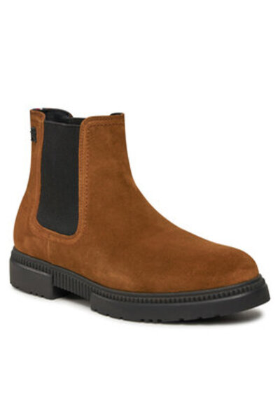 Tommy Hilfiger Ghete Chelsea pentru bărbați FM0FM05037 maro