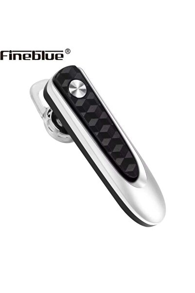 Fineblue سماعة أذن HF68 BT للأعمال لاسلكية ستيريو للموسيقى والمكالمات بدون استخدام اليدين، سماعة أذن كبيرة الحجم