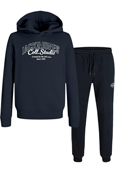 Jack & Jones Σετ Κουκούλας JACK & JONES Makoto JNR - 12287777-Sky Captain