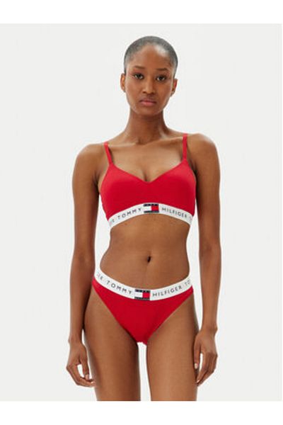 Tommy Hilfiger Women's Bralette Bra UW0UW05715 Red
